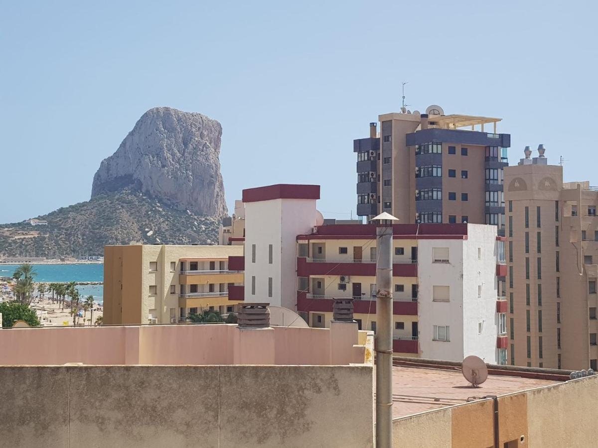 Ático con encanto, 50m de la playa, vista al mar, wifi fibra, gran terraza Calpe Esterno foto