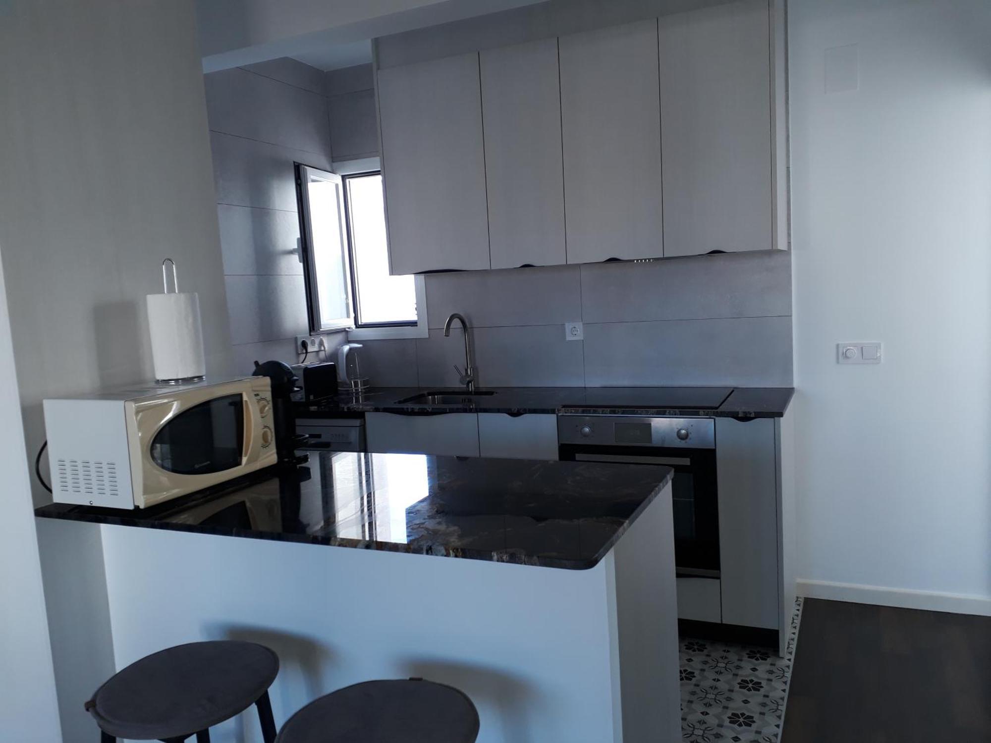 Ático con encanto, 50m de la playa, vista al mar, wifi fibra, gran terraza Calpe Esterno foto