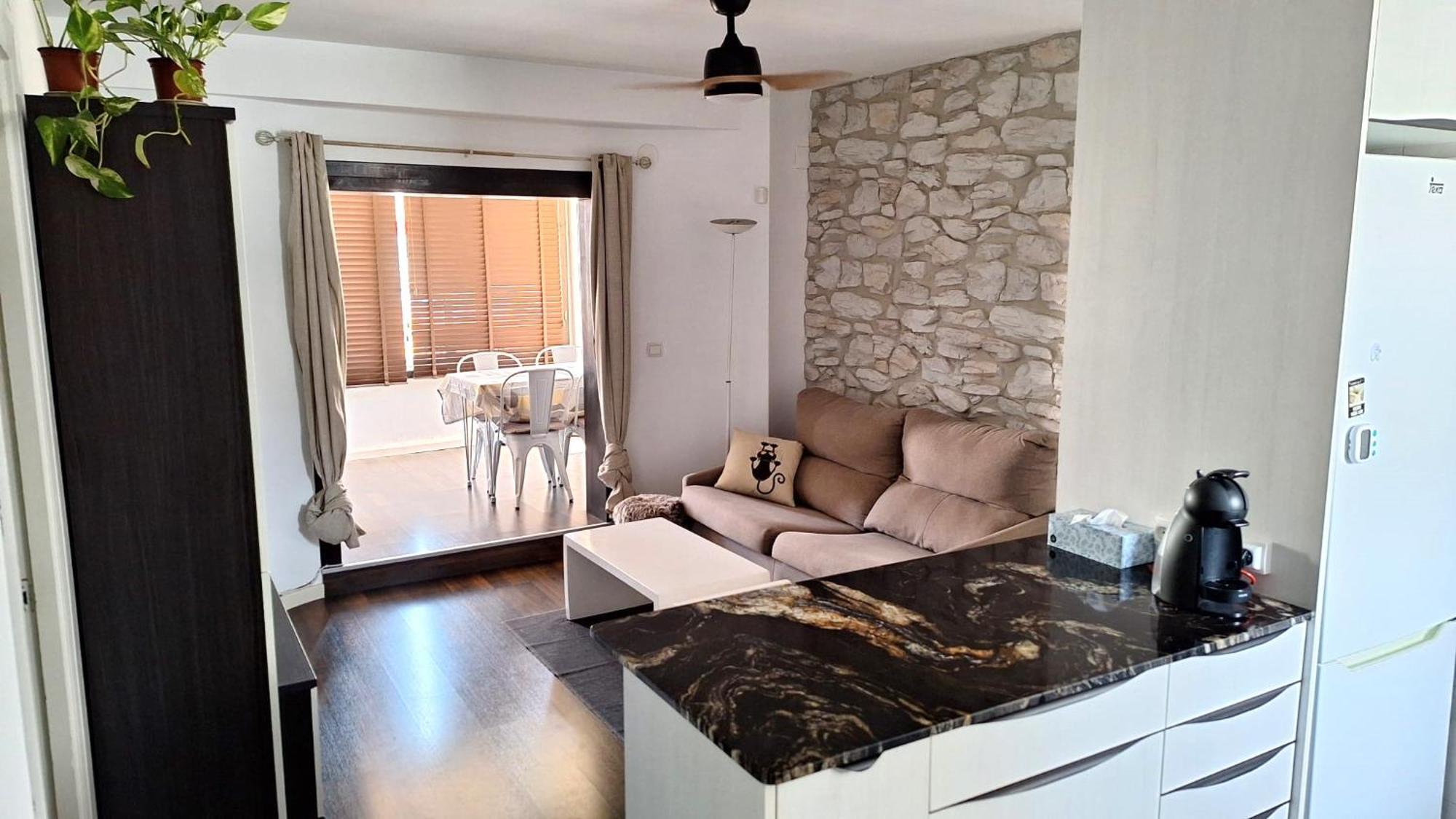 Ático con encanto, 50m de la playa, vista al mar, wifi fibra, gran terraza Calpe Esterno foto